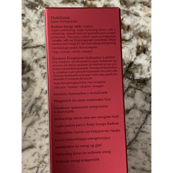 ESTEE LAUDER Nutritious Super Pomegranate Milky Lotion 3.4oz - New Box - Picture 3 of 6